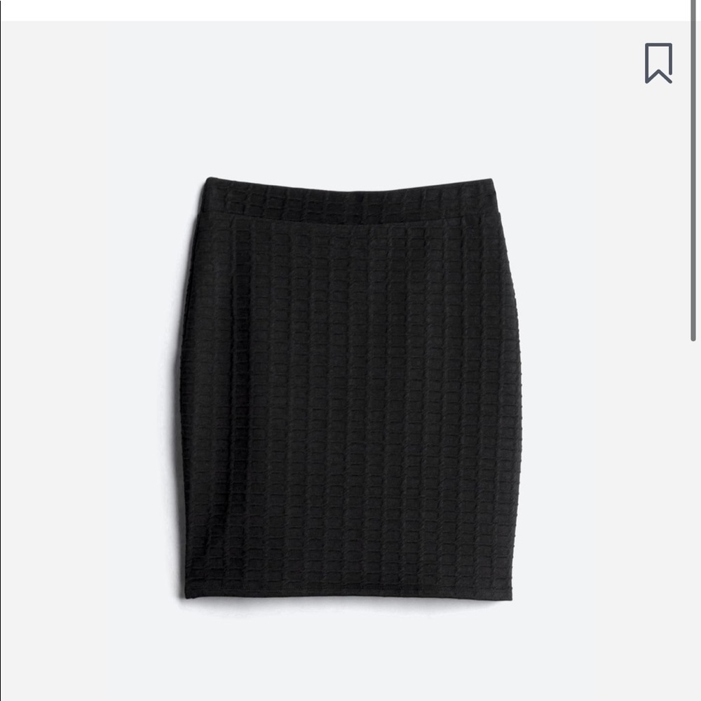 STITCH FIX-Seneca textured black skirt